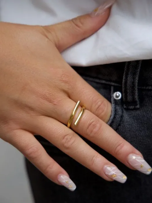 New Bague Sofia Doré Bijoux
