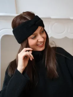 New Bandeau Sia Noir Echarpes, Bonnets & Cagoules