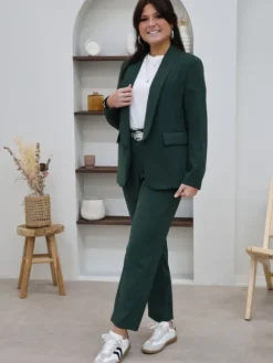Best Sale Blazer Ornella Vert sapin Vestes