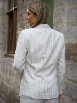 Discount Blazer Romane Beige/Noir Vestes