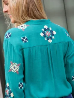 Sale Blouse Amalya Vert Blouses & Chemises