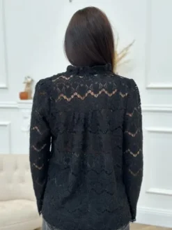 Shop Blouse Charline Noir Blouses & Chemises