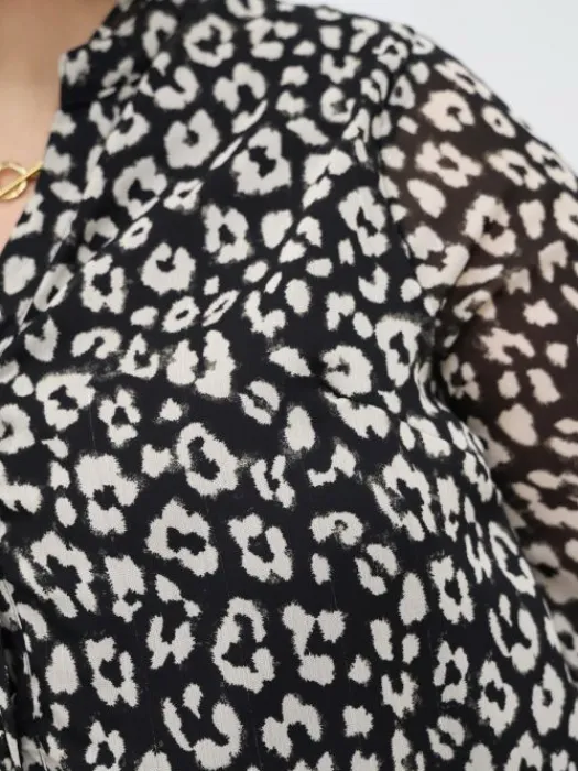 Outlet Blouse Flora Noir Blouses & Chemises|Collection Belle Taille