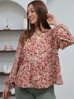 Discount Blouse Lya Rouille Blouses & Chemises