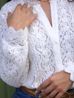 Cheap Blouse Ortence Blanc Blouses & Chemises
