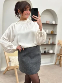 Sale Blouse Tania Ecru Blouses & Chemises