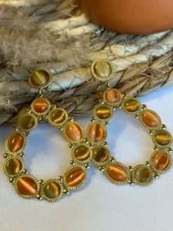 Cheap Boucle d'oreilles Cyrielle Doré Bijoux