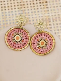 Best Sale Boucles d'oreilles Fara Or/Rose Bijoux