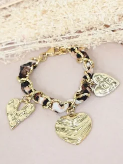 Hot Bracelet Louise Léopard Bijoux