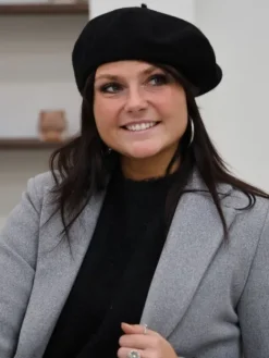 Cheap Béret Bonnie Noir Echarpes, Bonnets & Cagoules