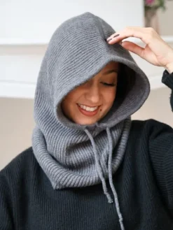 Best Sale Cagoule Katty Gris Echarpes, Bonnets & Cagoules