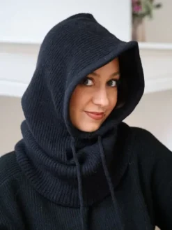 Cheap Cagoule Katty Noir Echarpes, Bonnets & Cagoules