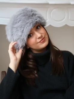 Fashion Chapeau Faustine Gris clair Echarpes, Bonnets & Cagoules