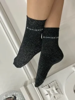 Clearance Chaussettes Bonheur Noir Chaussettes