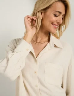 Best Chemise Anissa Beige Blouses & Chemises