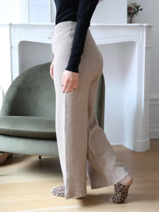 Store Ensemble Alix Taupe Pulls Et Gilets|Pantalons
