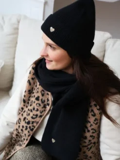 Sale Ensemble Assia Noir Collection Mère Fille|Echarpes, Bonnets & Cagoules