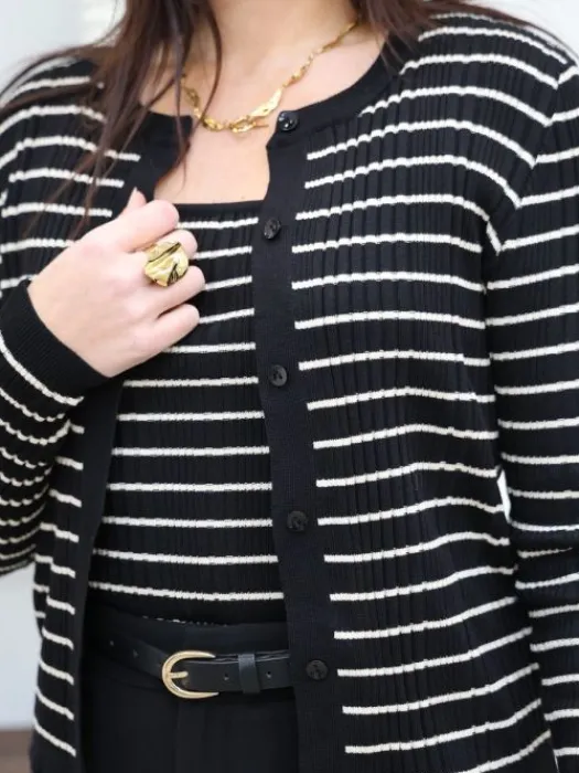 Flash Sale Ensemble Victoire Noir Pulls Et Gilets|Tops & Teeshirts