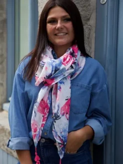 Clearance Foulard Jazzy Rose Foulards