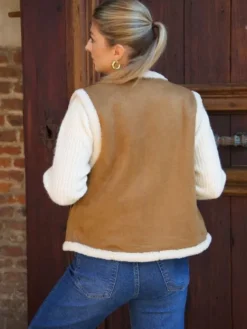 Cheap Gilet Ambre Camel Pulls Et Gilets