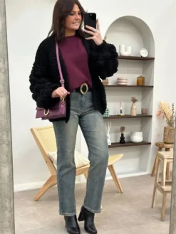 Outlet Gilet Lola Noir Pulls Et Gilets