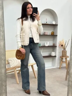 Best Gilet Morgane Beige Pulls Et Gilets