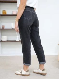 Best Jean Mom Jane Gris Foncé Jeans