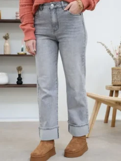 Cheap Jean Wide leg Marilou Gris Jeans