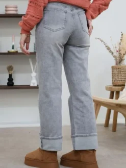 Cheap Jean Wide leg Marilou Gris Jeans