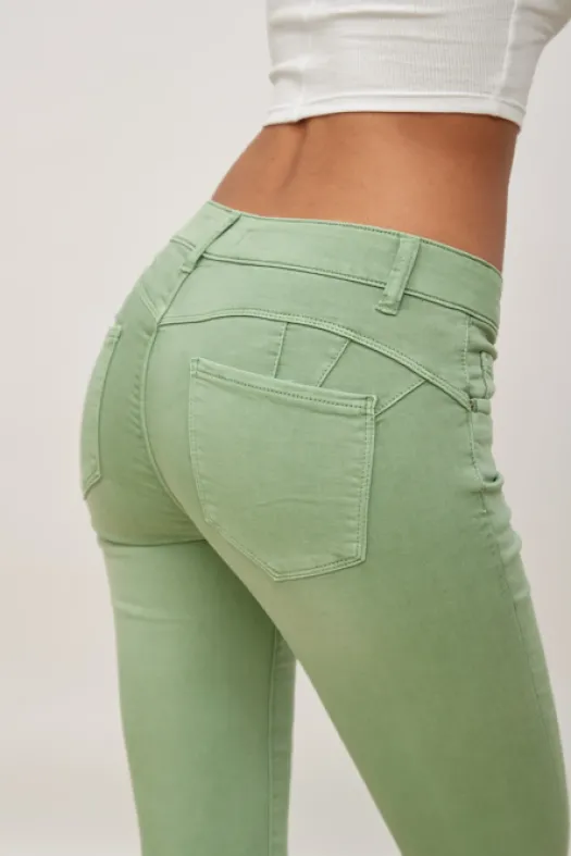 Shop Jeans Astrida Vert Clair Jeans