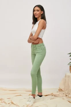 Shop Jeans Astrida Vert Clair Jeans