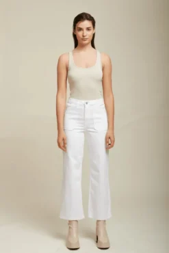 Online Jeans Sabryna Blanc Jeans