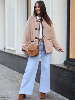 Cheap Manteau Bella Camel Manteaux