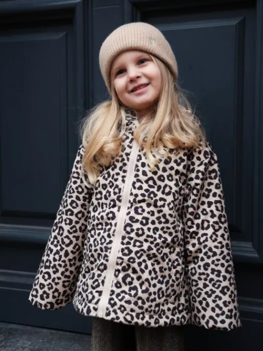 Store Manteau Camille Léopard Collection Mère Fille