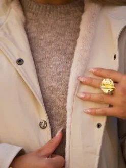 Fashion Manteau Lucie Beige Manteaux