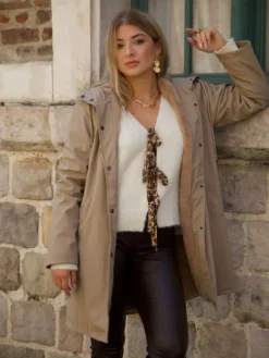 Cheap Manteau Lucie Camel Manteaux