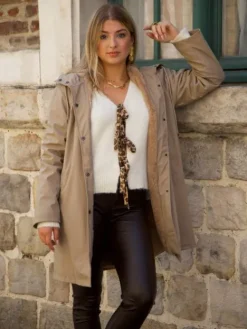 Cheap Manteau Lucie Camel Manteaux