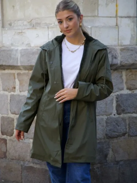 Cheap Manteau Lucie Kaki Manteaux