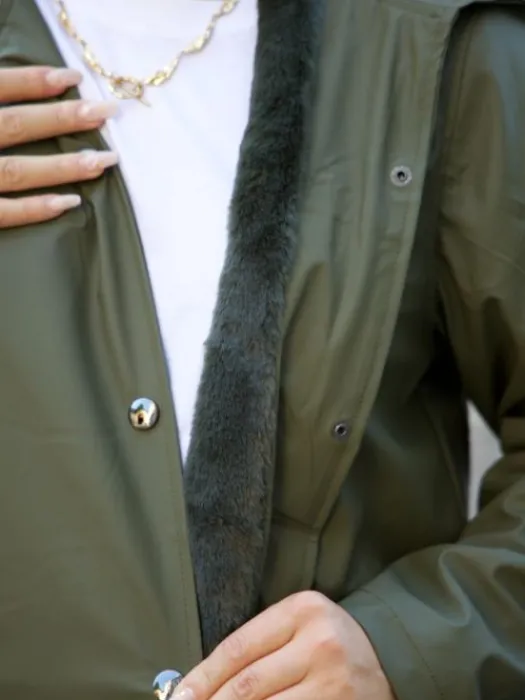 Cheap Manteau Lucie Kaki Manteaux