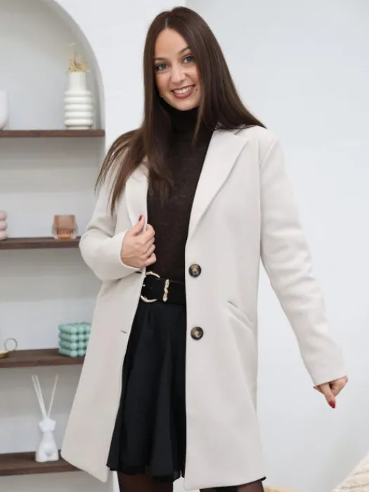 Sale Manteau Nella Beige Manteaux