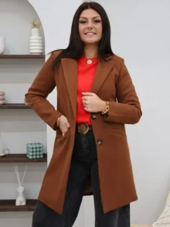 Sale Manteau Nella Camel Manteaux
