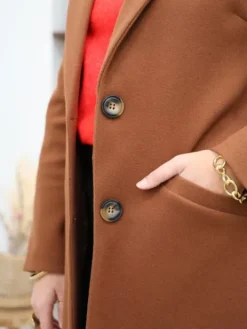 Sale Manteau Nella Camel Manteaux