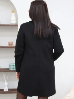 Fashion Manteau Nella Noir Manteaux