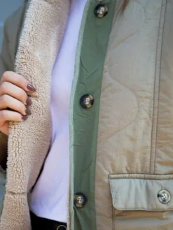 Cheap Manteau Victoire Kaki Manteaux