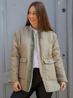 Cheap Manteau Victoire Kaki Manteaux