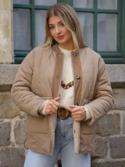 Fashion Manteau Victoire Taupe Manteaux