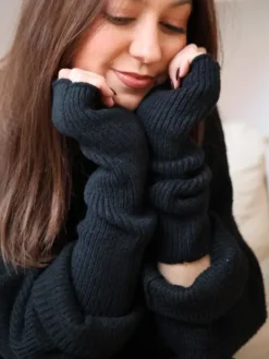 Online Mitaine Selly Noir Echarpes, Bonnets & Cagoules