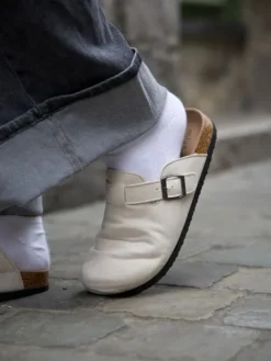 Shop Mules Marion Beige Chaussures