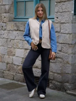 Shop Mules Marion Beige Chaussures