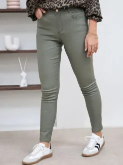 Fashion Pantalon Cassie Kaki Pantalons